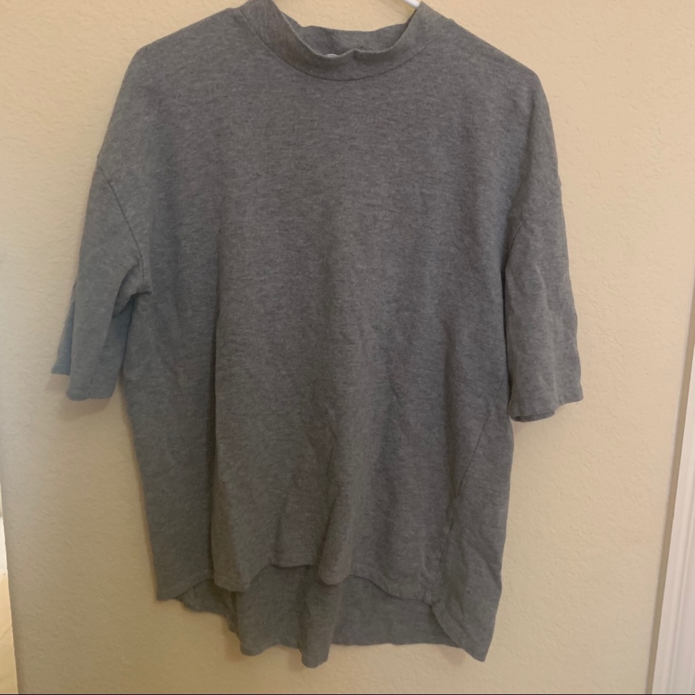 Basic grey Zara top